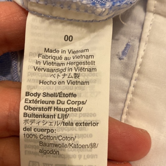 J. Crew blue Classic Oxford Short. 100% cotton. Style #H5167. New - Picture 8 of 8